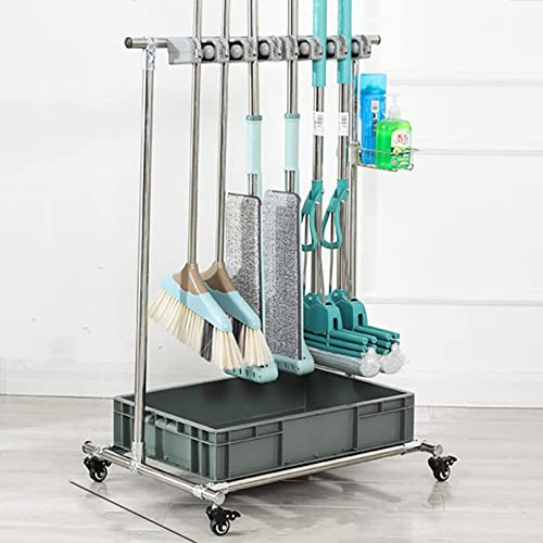 WXZX Besenhalterung,Mopp Besen Halter Veranstalter, Gartengerätehalter,Besenstiel Aufhänger,Besenhalter Werkzeughalter Gartengerätehalter Organizer Für Zuhause Küche Badezimmer Garage Garten
