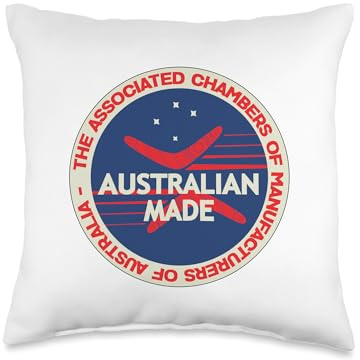 Australia Graphic Boomerang Thrower Boomerang Player Sports Throw Pillow