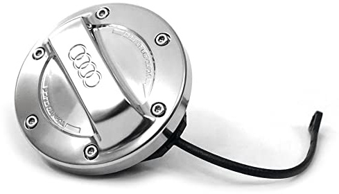 Audi 8Y0071000 tanklock aluminium optik tanklock lock ringar logotyp, silver