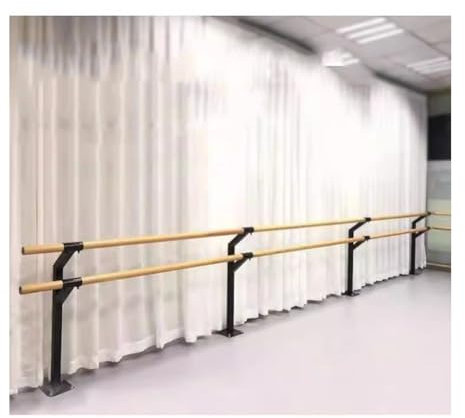 Treppenhandlauf, Balance-Ballettstange, tragbar für Zuhause oder Studio, höhenverstellbare Stange für Stretch, Pilates, Tanz, Kinder und Erwachsene (Farbe: Natur, Größe: 1 m)