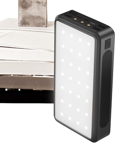Yhsioaklo Batterie externe à énergie solaire, chargeur de téléphones portables, fonctionne à l'énergie solaire, chargeur solaire étanche, équipement électronique, batterie externe à charge rapide pour