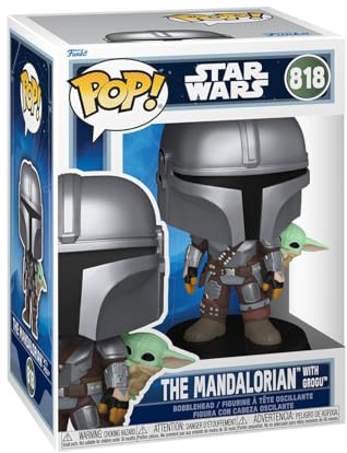 Funko Pop! Star Wars: Mandalorian & Grogu - The Mandalorian with Grogu - Collectable Vinyl Figure - Gift Idea - Official Merchandise - Toys for Kids & Adults - Star Wars Fans