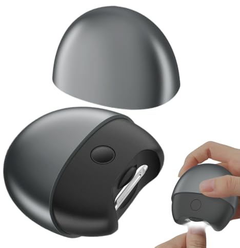 Renchey Coupe-Ongles Automatique,Coupe-Ongles Automatique pour les Pieds | Lime Silencieuse Portable Avec Lumière Pour Manucure Pédicure Maison Voyage Adultes Seniors Hommes Femmes