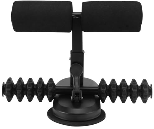 Cabilock Sit up Assist Gerät mit Doppelstange für Bauchmuskeltraining Verstellbar Platzsparend Multifunktional für Zuhause Fitnessgeräte Geeignet für Bauch Beine Po Training