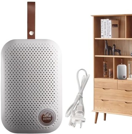 Bagiaope Deshumidificador Mini Para Baño - Absorbedor de Humedad Colgable | Deshumidificador Portátil Y Silencioso Para Habitaciones Pequeñas Con Asa,para Interiores Armario Dormitorio Salón