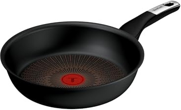 Tefal Explore - Sartén 24 cm, Aluminio | Sartén 24 cm, Mango fijo, Recubrimiento FusionCore Antiadherente, Antiarañazos, Apto inducción, Thermo-Signal
