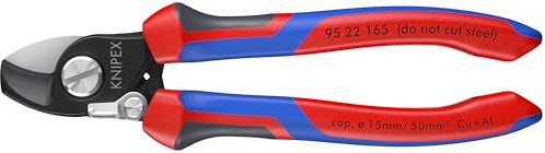 KNIPEX - 95 22 165 Tools - Cable Shears, Spring, Multi-Component (9522165)