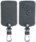 kwmobile Carcasa Compatible con Renault Llave de Coche de 4 Botones (Solo Keyless Go) - Funda de Cuero sintético - Case para Mando Control de Auto Antracita