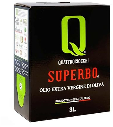 Olio Extra Vergine di Oliva Superbo Quattrociocchi Bag in Box 3lt