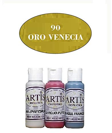 ARTIS CROMATICA PINTURA ACRÍLICA 60 ML ORO VENECIA
