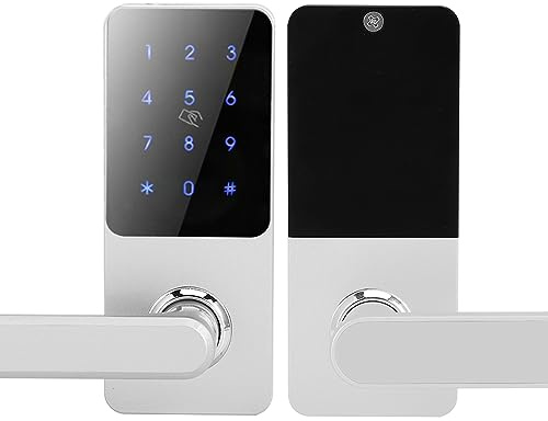 Bluetooth Smart Door Lock, Fingerprint Password Lock, Remote Control Doorlock, Intelligent Electronic Lock with 4 Door Opening Modes/Remote Control/Sharing Timelimited Password