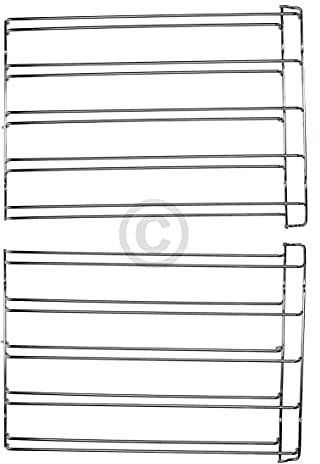 eVendix Haltegitterset 405549214/6 Links rechts für Backbleche und Roste Backofen