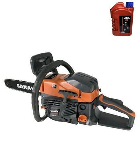 SAKAWA Motosierra Gasolina 58cc 18 + Aceite 2 Tiempos