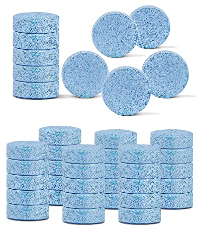 40 Pièces Pastille Lave Glace pour Pare-Brise Voiture Auto, Effervescent de Voiture, Nettoyant Pare-Brise Voiture, Lave-Glace Comprimés de Nettoyage pour Vitres, Fenêtre et Carreaux