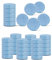 40 Piezas Pastillas Limpiaparabrisas Coche, Arandelas Efervescentes para Coche, Pastillas Limpiaparabrisas Concentradas para Coche, Ventanas, Vidrio