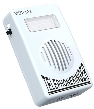 URTERYSER Suoneria telefonica, amplificatore esterno ad alta voce per chiamate telefoniche più chiare, amplificatore audio per telefono, potenza necessaria
