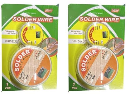 PNJB Solder Core Wire for Electrical Soldering and Repairs - Low Melting Point, No Cleaning Tin Lead Wire, Reliable and Durable (2PCS)