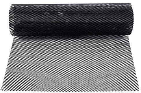 Rejilla de rejilla de aluminio negro para el parachoques delantero | Rejilla de rejilla de coche, rejilla de protección del radiador, cubierta de rejilla rombica, rejilla de ventilación de coche