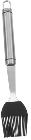 LIFKOME Cepillo para Barbacoa de Acero Inoxidable, Aplicación Uniforme de Salsa, Mango Ergonómico Antideslizante, para Hornear y Asar