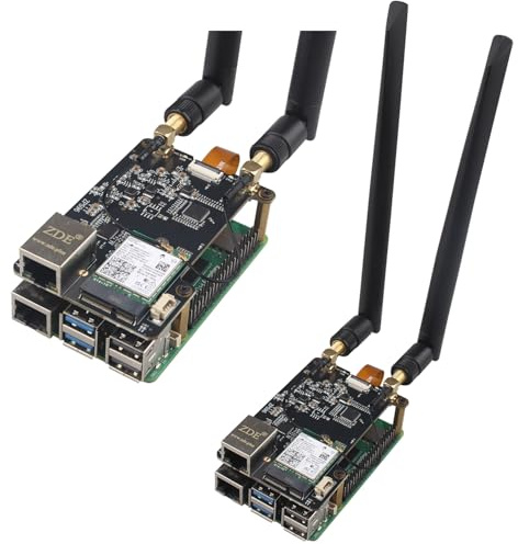 ZDE ZP596 PCIe to M.2 E Key WiFi7 6 6E 5 PCIe to 2.5G Ethernet Network Port HAT Adapter Expansion Board 2.5GB 2.5GBE for Raspberry Pi 5 Support Google TPU WiFi 7 BE200 WIFI6E AX210 MT7922 WIFI6 AX200