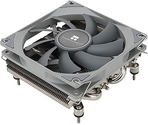 TR-Thermalright AXP90 X36 - Enfriador de CPU con 4 tubos de calor, ventilador silencioso de perfil bajo de 92 mm, 2700 RPM, para AMD AM4/AM5, Intel LGA1851/1700/115x/1200, enfriador de PC ITX de