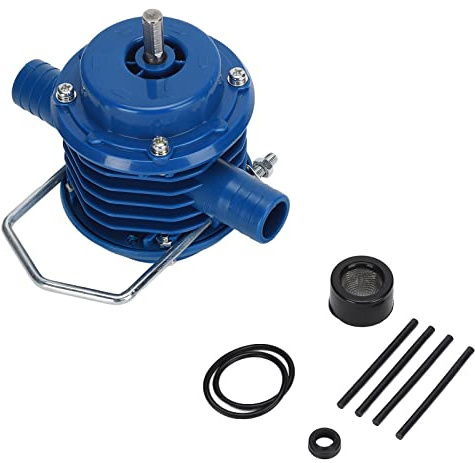Mini Drill Pump, Self Priming DC Centrifugal, ABS Stainless Steel for Water Transfer - Compact Lightweight, Thermal Overload Protection, Suitable for Electric Drills Above 350W