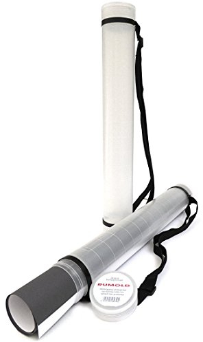 Rumold ZR6613 Zeichenrollen-Köcher, transparent/weiß