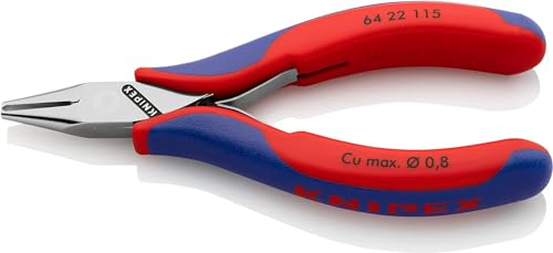 Knipex Tronchese per Elettronica con Tagliente Frontale Rivestiti in Materiale Bicomponente 115 Mm 64 22 115