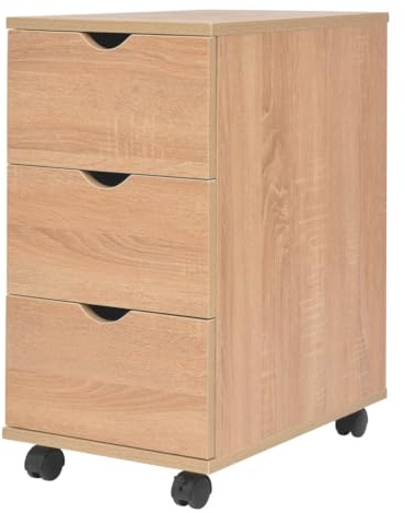 vidaXL Schubladenelement 33×45×60 cm Eichenbraun