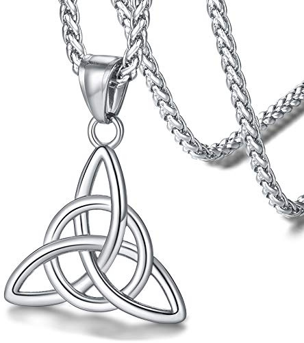 FaithHeart Collana 7 Arcangeli Talismano Collana Uomo Sigillo 7 Arcangeli Michele, Gabriele, Raffaele, Uriel, Barachiel, Jehudiel, Salathiel 55+5 CM Collana Protezione