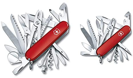 Victorinox Taschenmesser Swiss Champ (33 Funktionen, Korkenzieher, Holzsäge, Schere) rot