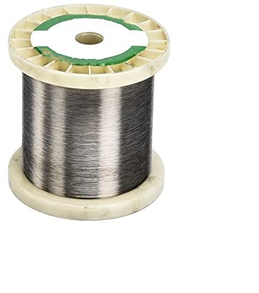 Styire Alambre de Resistencia Alambre de Calentamiento, Alambre de nicromo Cr20Ni80, Diámetro 0.1MM-0.45MM 50m / Rollo Hilo de Calentamiento de aleación (Color : 0.35mm)