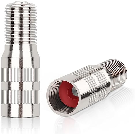 Yeepeo Estensione valvola auto, 2 pezzi, prolunga valvola auto, 27 mm, prolunga per valvola, in rame, prolunga dritta, valvola auto, per scooter, auto, auto