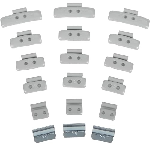225x GAsuppply Schlaggewichte Auswuchtgewichte Wuchtgewichte Sortiment für STAHLFELGEN I je 50 von 5g, 10g, 15g I je 25 von 20g, 25g und 30g