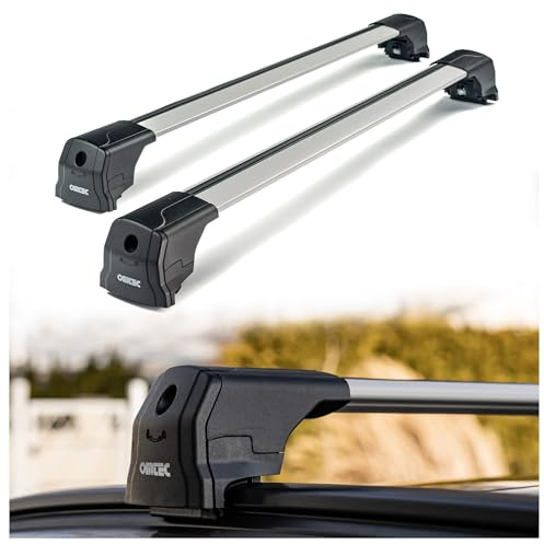 CHROMEMASTER Portapacchi da Tetto, Barre Tetto; Compatibile con Hyundai Kona 2023+; Per il Trasporto di Box da Tetto, Portabiciclette, Scala | Struttura Leggera e Resistente in Alluminio