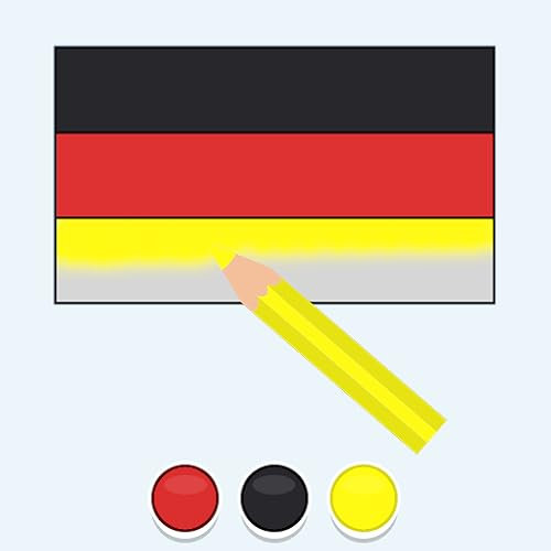 Flag Paint Master Color Painting Match Puzzle 3D - World Flags Coloring Pages Matching Paint Puzzle ASMR Game