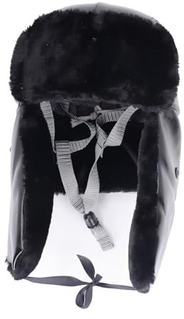Bauhelm, Winterhelm aus Plüsch, ABS-Gewebe, mit Brille und Gesicht