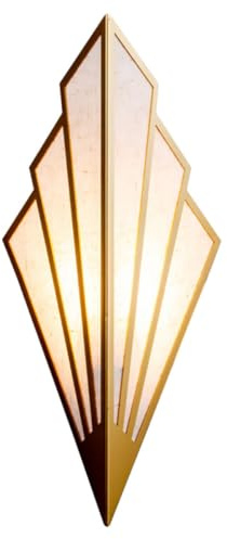 UKCOCO Applique Murale Lampes pour Chambres Dirigé Décor Lampe De Salon Appliques Murales à Piles Lumières LED pour Mur Lampe De Chevet Plafond Grand Lampadaire Suspension Golden