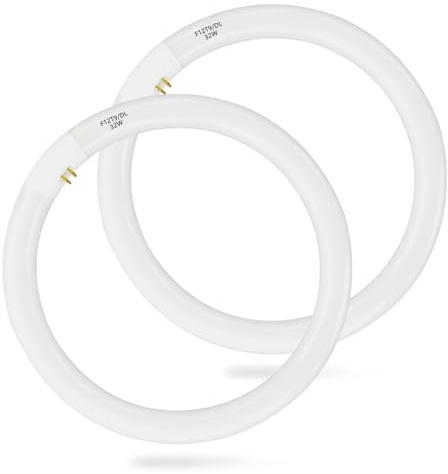FC12T9/DX 32W 12 Inch T9 Round Fluorescent Bulb,FC12T9/DL,G10Q 4-Pin,2Pack