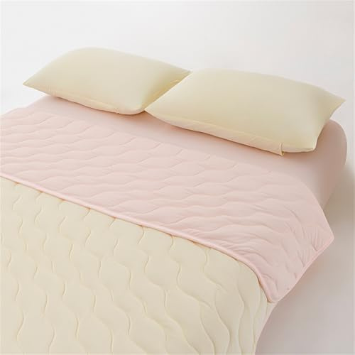 Odot Edredón Verano Cama 100/150/180/200, Reversible Edredon Fresco Verano Sin Funda - Ligera y Respirable Manta de Enfriamiento para Días Calurosos, (100 * 150cm,Amarillo Rosa)