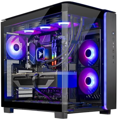 Skytech Gaming King 95 Desktop PC, Ryzen 7 9800X3D 4.7 GHz (5.2 GHz), NVIDIA RTX 5070 Ti 16GB, 2TB Gen4 NVMe SSD, 32GB DDR5 RAM 6000 RGB, 850W Gold PSU, 360mm ARGB AIO, Wi-Fi, Win 11