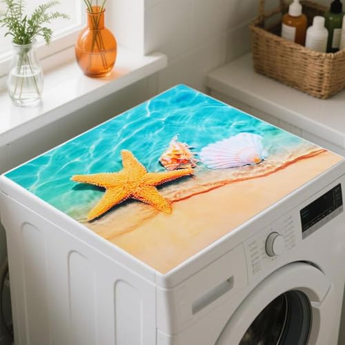 YeahBoom Waschmaschinenauflage 60x60cm,Waschmaschinenabdeckung Universal | Abdeckung für Waschmaschine,Waschmaschinen Auflage Weiche und Zuschneidbare,Waschmaschinenbezug für Waschmaschine Trockner
