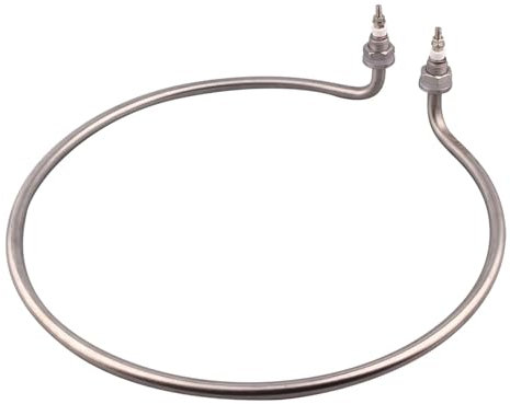 KEBLIN 1pc 220V M16 Thread Circle Immersion Heater 3/4/5KW SUS304 Outer Diameter 370mm Round Water Heating Element(4KW)