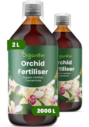 Engrais Liquide Pour Orchidée 2L – Engrais Organique Pour Floraison Abondante Et Feuilles Saines – Stimule Racines Et Croissance – Organifer