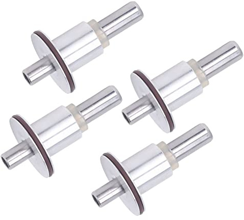 BAFOVY Botón de Palanca de Mando Palanca de de Mando de Goma de Aleación Juego de Accesorios de Controlador Hidráulico de 4 Piezas Ajuste Compacto de Fácil Empuje para Reemplazo de Manija de