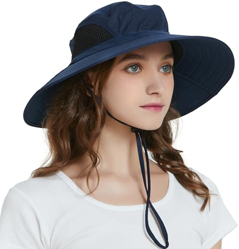 EINSKEY Sonnenhut Herren, UPF 50+ UV-Schutz Faltbar Sommerhut Wanderhut Safari Hut für Damen, Breite Krempe Atmungsaktiv Outdoor Sonnenschutz Hut Anglerhu