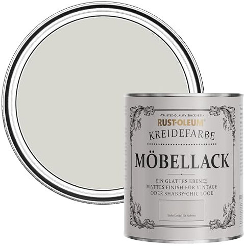 Rust-Oleum Shabby Chic grau Vintage Kreidefarbe für Möbel, wasserbasiert, geruchsarm - Birke 750ML