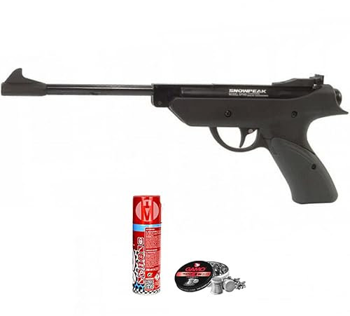 Pistola de Muelle SP500 | Arma de Aire comprimido y balines Calibre 5,5mm + Aceite y munición…