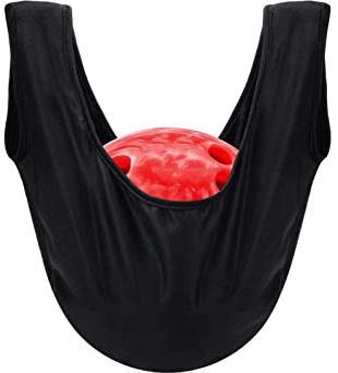 Luckxing Portable Bowling Ball Bag Bowling Ball Polisher Portable Lightweight and Bag Bowling Ball Polisher Poliertuch Poliersack Bowlingkugel Tragetasche Reinigungssack Balltasche Sack Bag