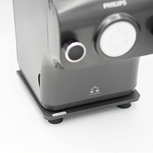 coolina Premium Gleitbrett Rollbrett Gleiter Slider - passend für Philips Pastamaker Avance - aus Acryl (Anthrazit)